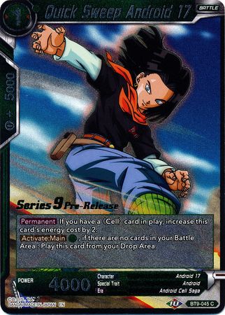 Quick Sweep Android 17 (BT9-045) [Universal Onslaught Prerelease Promos] | Total Play