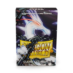 Dragon Shield: Japanese Size 60ct Sleeves - Clear (Classic) | Total Play