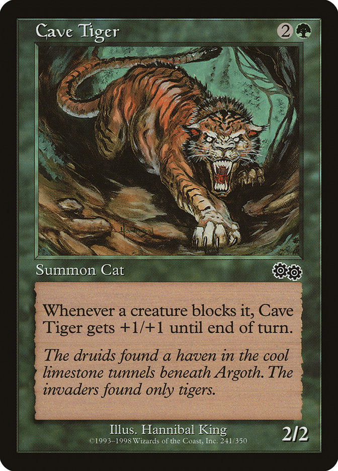 Cave Tiger [Urza's Saga] | Total Play