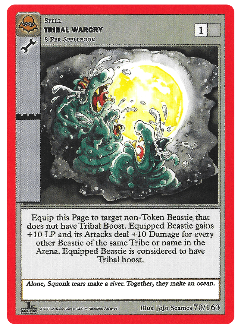 Tribal Warcry [Cryptid Nation: Nightfall First Edition] | Total Play