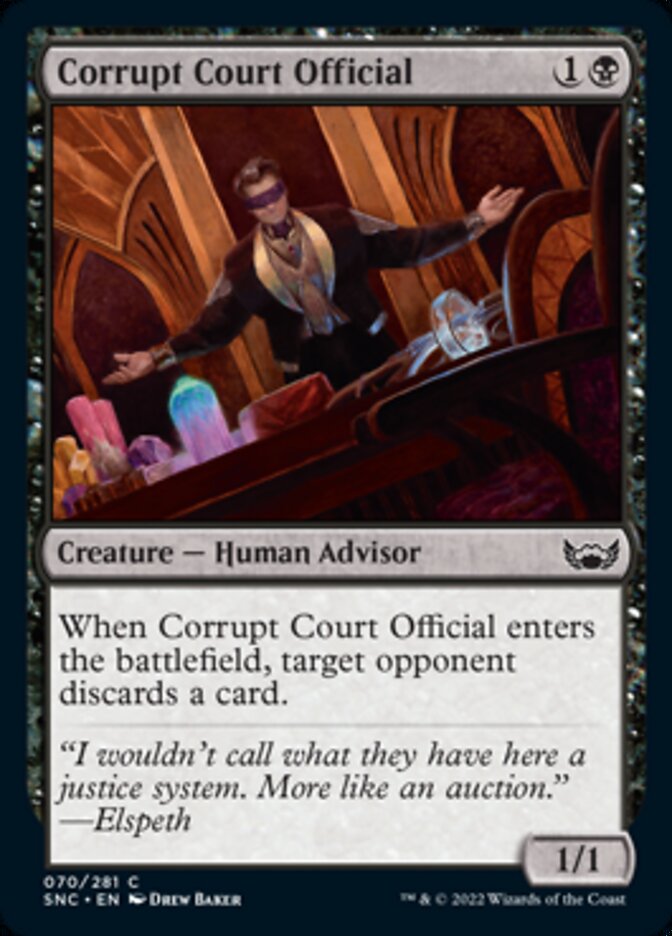 Corrupt Court Official [Streets of New Capenna] | Total Play