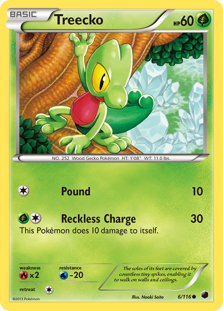 Treecko (6/116) [Black & White: Plasma Freeze] | Total Play