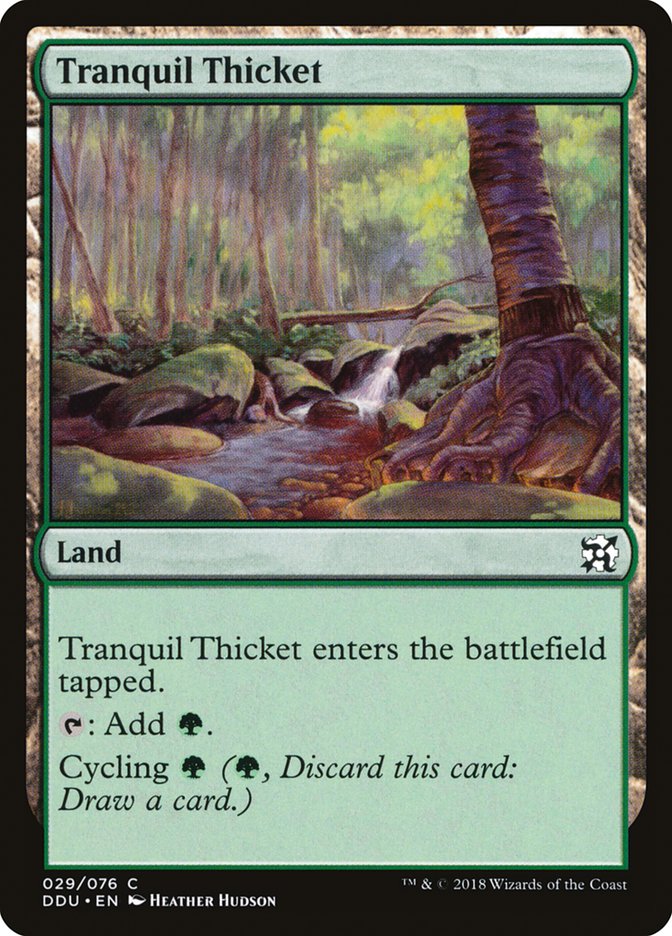 Tranquil Thicket [Duel Decks: Elves vs. Inventors] | Total Play