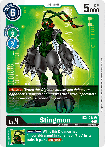 Stingmon [EX1-038] [Classic Collection] | Total Play