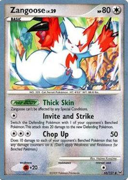 Zangoose LV.29 (66/127) (Queengar - Jason Martinez) [World Championships 2009] | Total Play