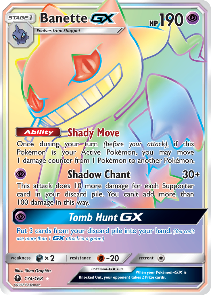 Banette GX (174/168) [Sun & Moon: Celestial Storm] | Total Play