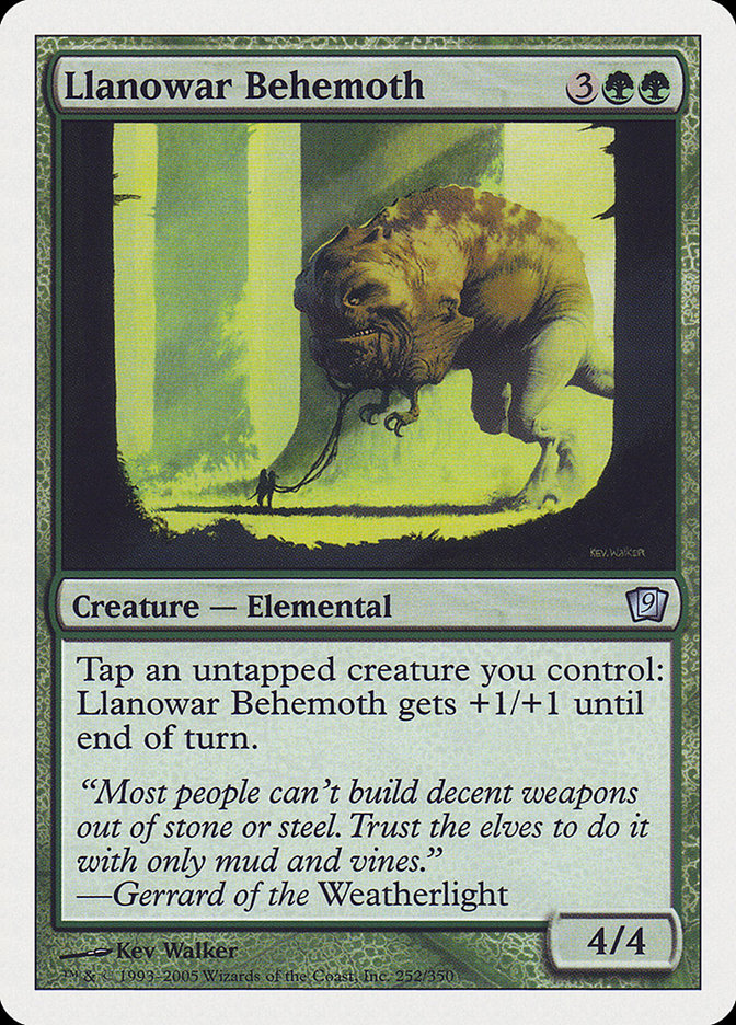 Llanowar Behemoth [Ninth Edition] | Total Play