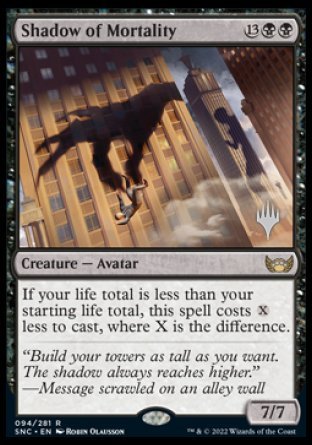 Shadow of Mortality (Promo Pack) [Streets of New Capenna Promos] | Total Play