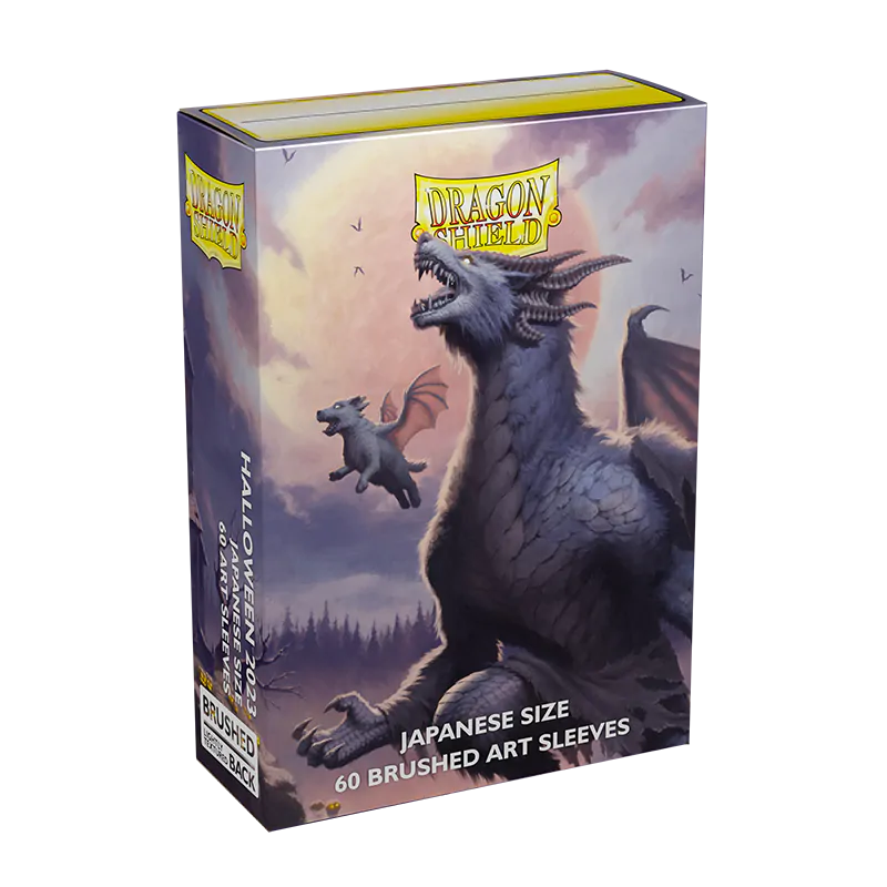 Dragon Shield: Japanese Size 60ct Brushed Art Sleeves - Halloween (2023) | Total Play