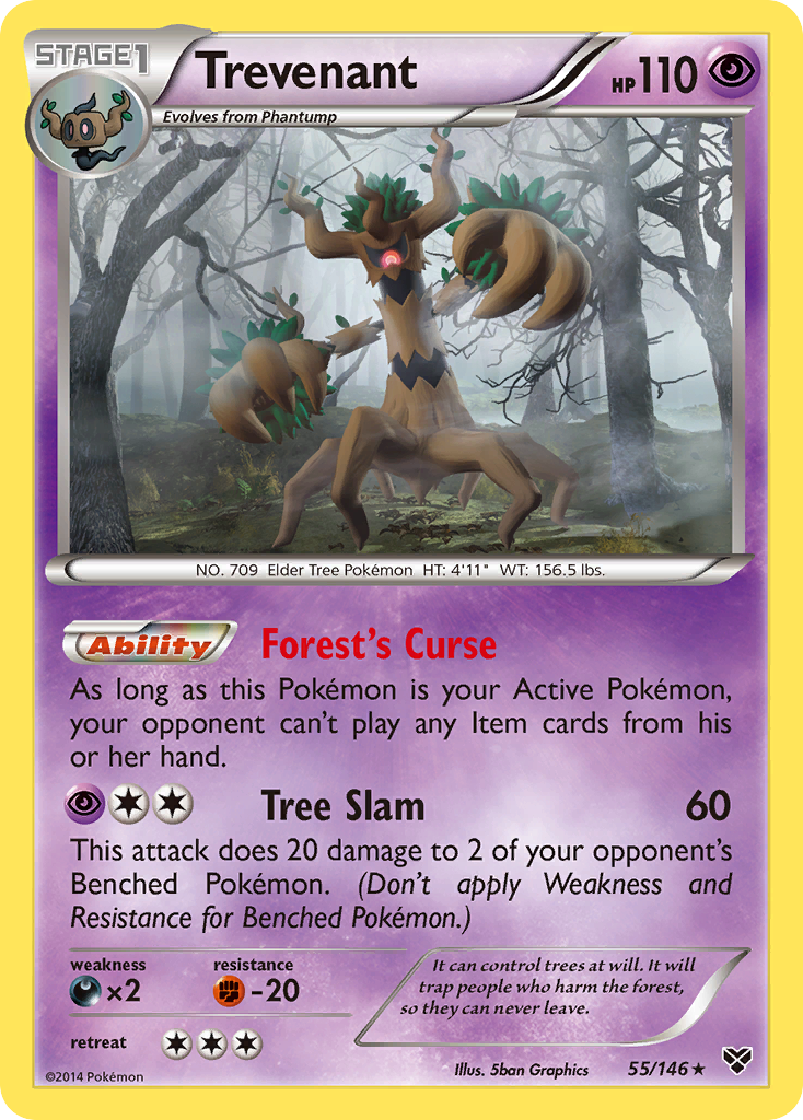 Trevenant (55/146) [XY: Base Set] | Total Play