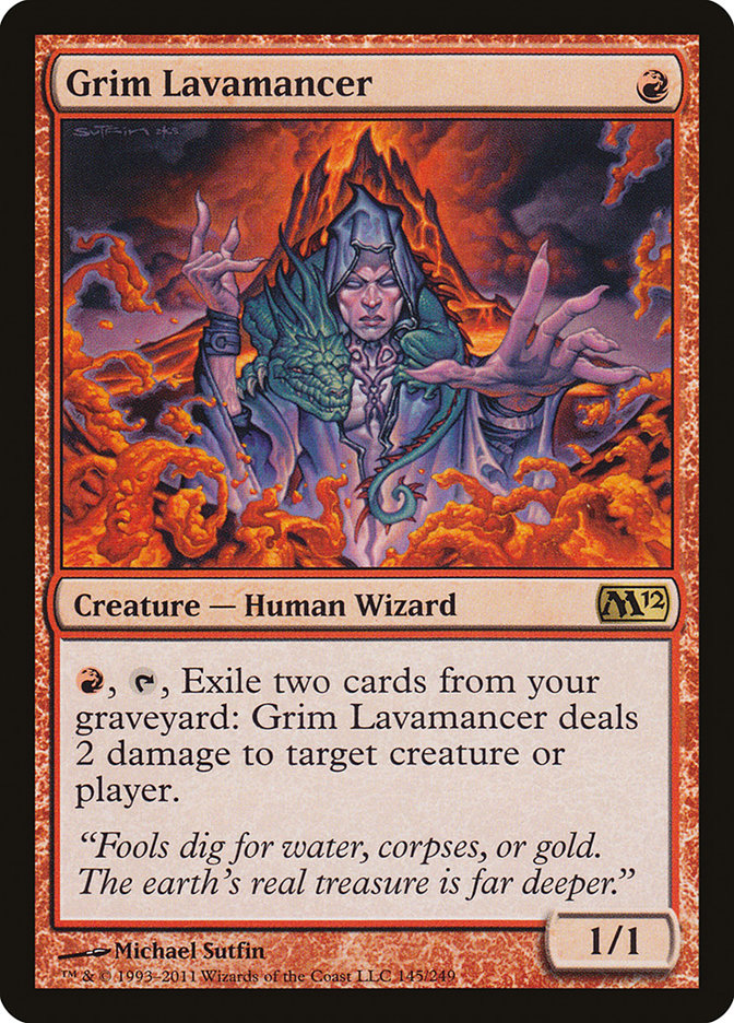 Grim Lavamancer [Magic 2012] | Total Play