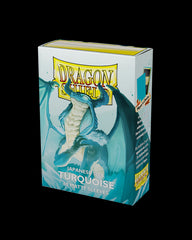 Dragon Shield: Japanese Size 60ct Sleeves - Turquoise (Matte) | Total Play