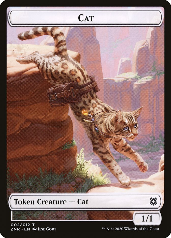 Cat Token [Zendikar Rising Tokens] | Total Play