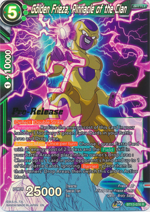 Golden Frieza, Pinnacle of the Clan (BT13-076) [Supreme Rivalry Prerelease Promos] | Total Play
