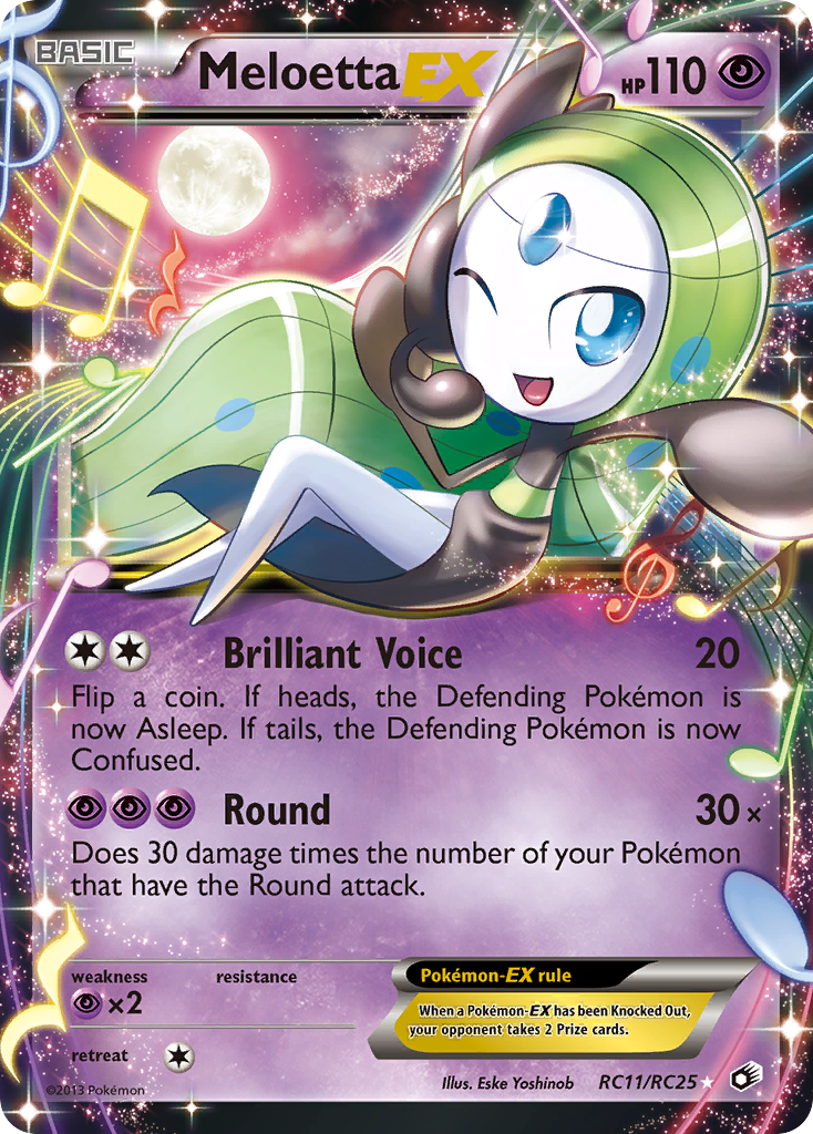 Meloetta EX (RC11/RC25) [Black & White: Legendary Treasures] | Total Play