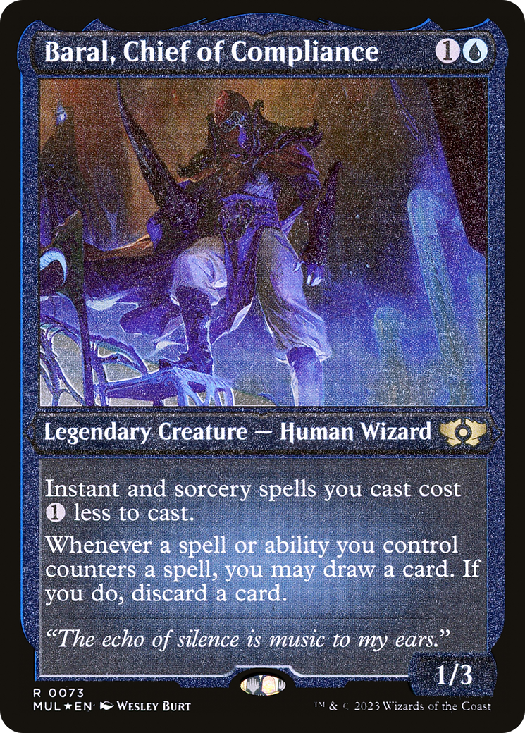 Baral, Chief of Compliance (Foil Etched) [Multiverse Legends] | Total Play