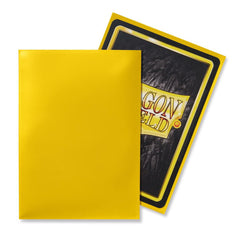 Dragon Shield: Standard 100ct Sleeves - Yellow (Classic) | Total Play