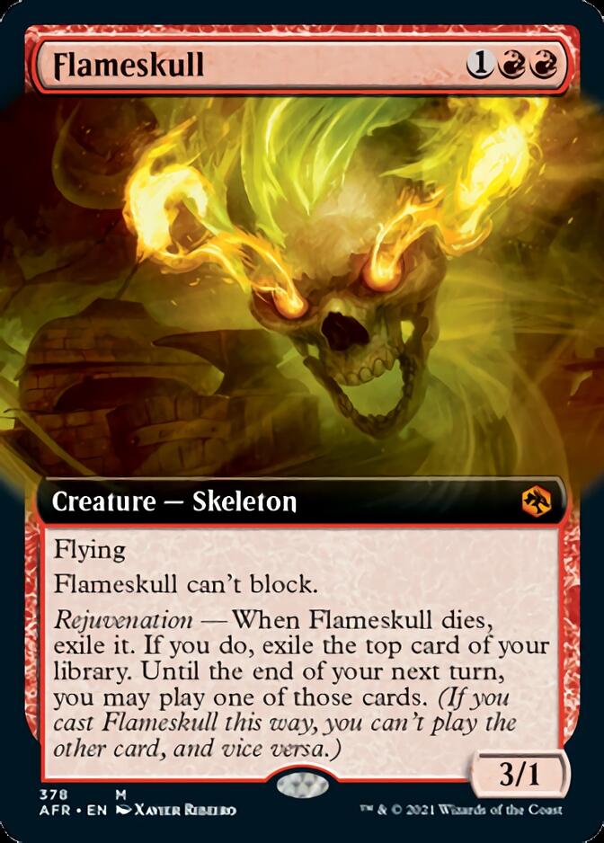 Flameskull (Extended Art) [Dungeons & Dragons: Adventures in the Forgotten Realms] | Total Play