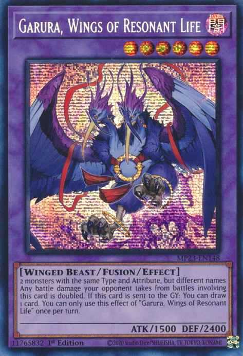 Garura, Wings of Resonant Life [MP23-EN148] Prismatic Secret Rare | Total Play