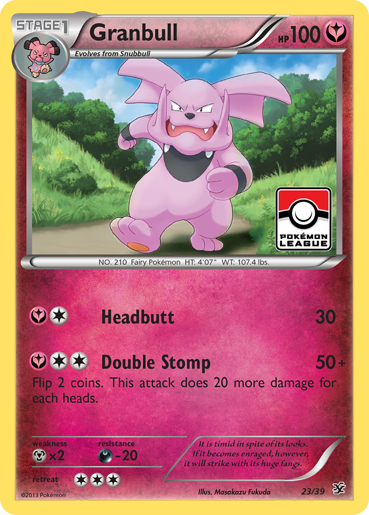 Granbull (23/39) [XY: Kalos Starter Set] | Total Play