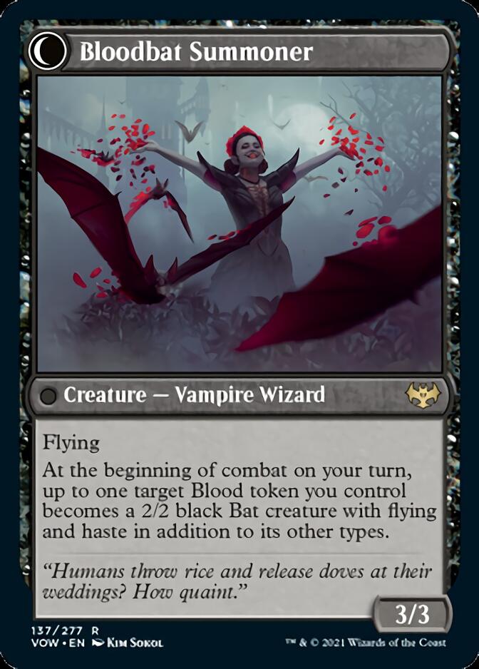 Voldaren Bloodcaster // Bloodbat Summoner [Innistrad: Crimson Vow] | Total Play