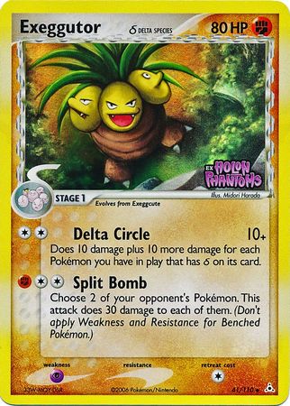 Exeggutor (41/110) (Delta Species) (Stamped) [EX: Holon Phantoms] | Total Play