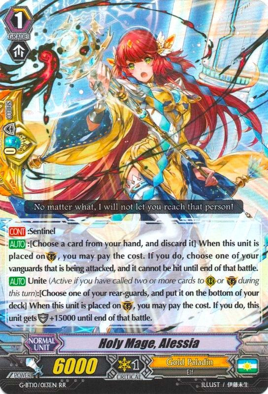 Holy Mage, Alessia (G-BT10/013EN) [Raging Clash of the Blade Fangs] | Total Play