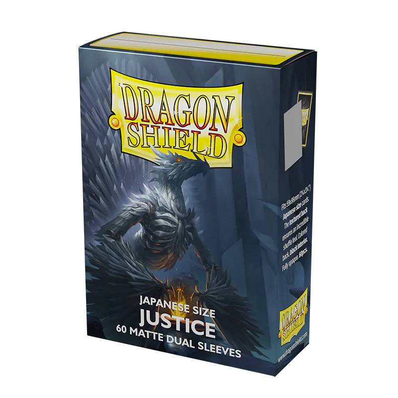 Dragon Shield: Japanese Size 60ct Art Sleeves - Justice (Dual Matte) | Total Play