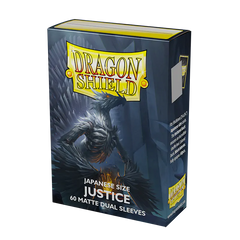 Dragon Shield: Japanese Size 60ct Art Sleeves - Justice (Dual Matte) | Total Play