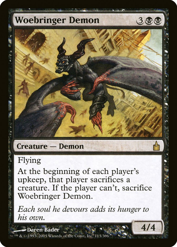 Woebringer Demon [Ravnica: City of Guilds] | Total Play