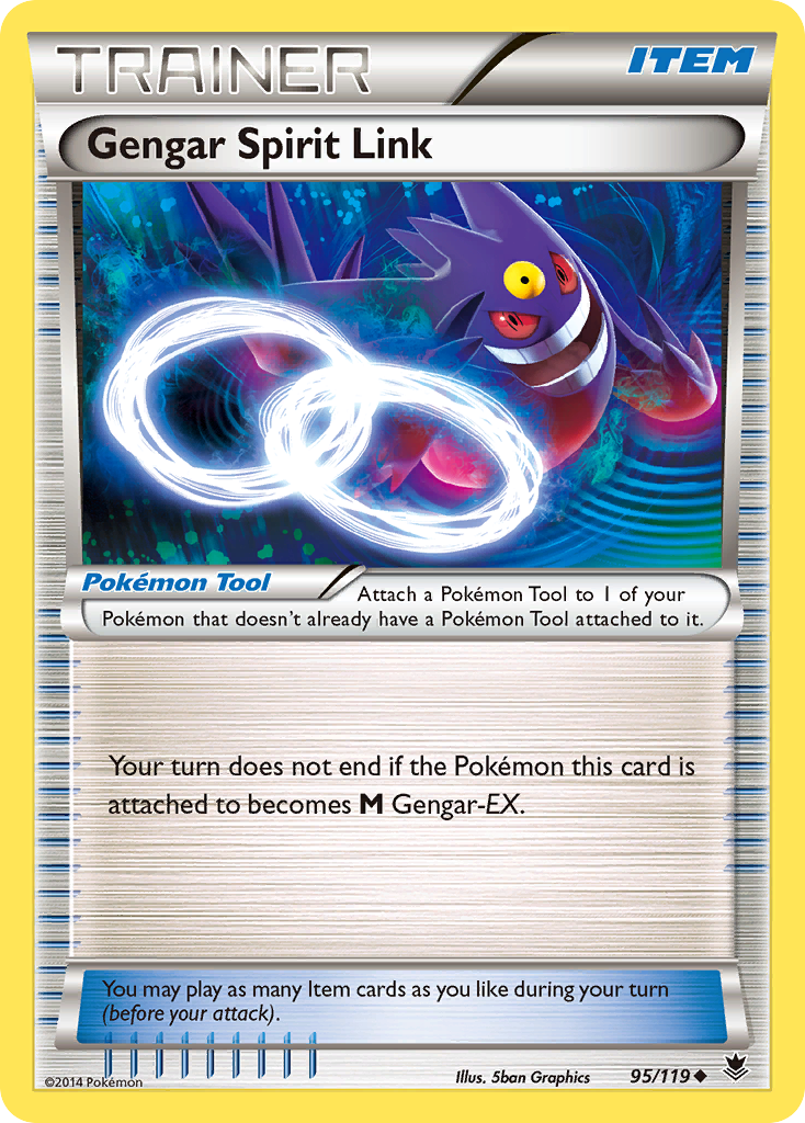 Gengar Spirit Link (95/119) [XY: Phantom Forces] | Total Play