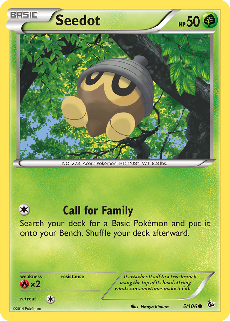 Seedot (5/106) [XY: Flashfire] | Total Play