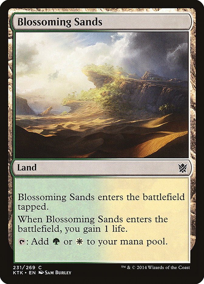 Blossoming Sands [Khans of Tarkir] | Total Play