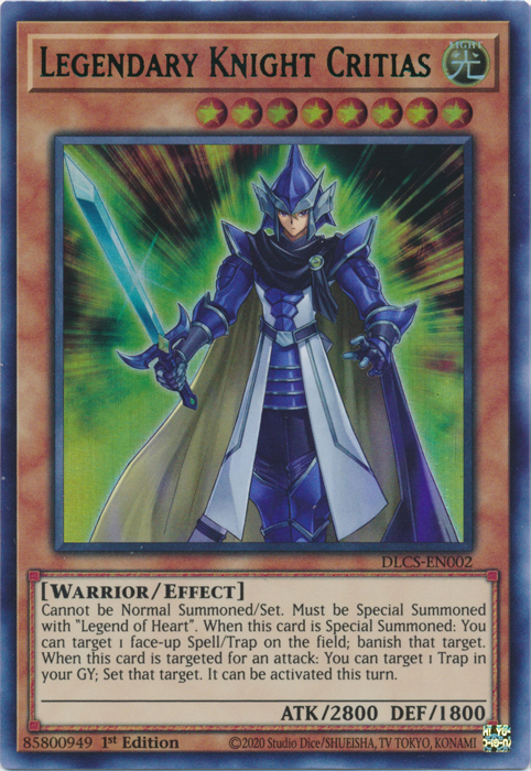 Legendary Knight Critias (Green) [DLCS-EN002] Ultra Rare | Total Play