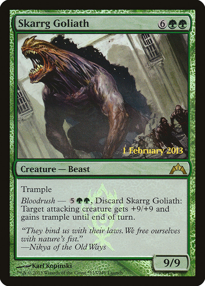 Skarrg Goliath (Launch) [Gatecrash Prerelease Promos] | Total Play