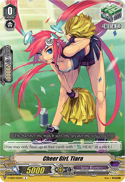 Cheer Girl, Tiara (V-EB09/055EN) [The Raging Tactics] | Total Play