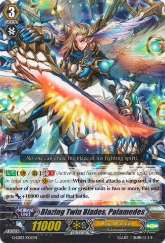 Blazing Twin Blades, Palamedes (G-LD03/005EN) [G-Legend Deck Vol.3: The Blaster] | Total Play