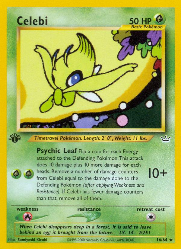 Celebi (16/64) [Neo Revelation 1st Edition] | Total Play