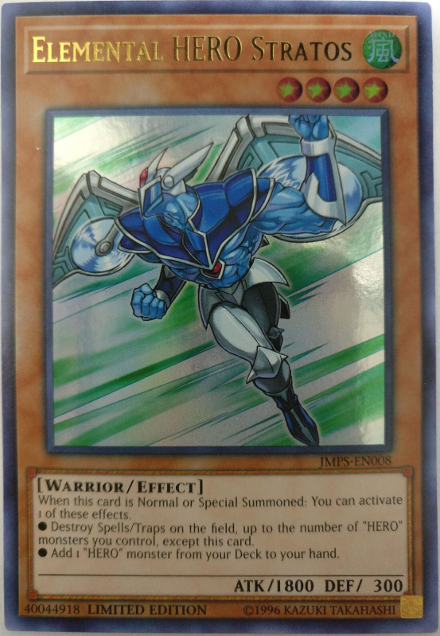 Elemental Hero Stratos [JMPS-EN008] Ultra Rare | Total Play