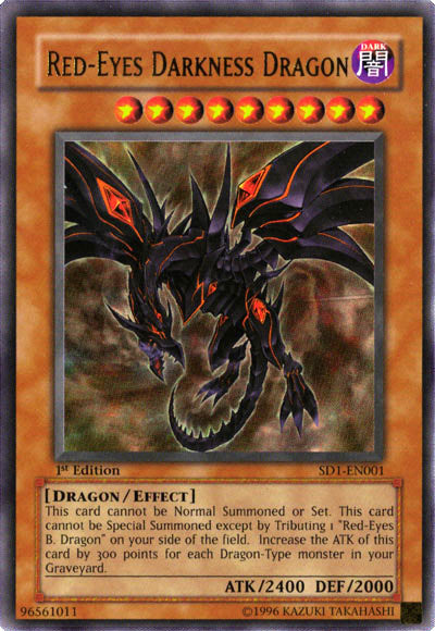 Red-Eyes Darkness Dragon [SD1-EN001] Ultra Rare | Total Play