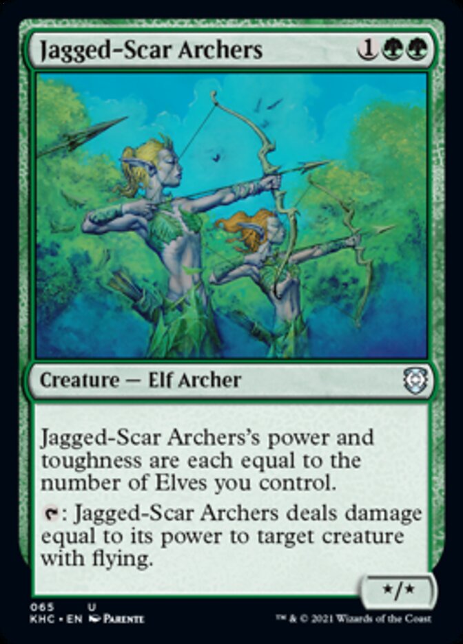 Jagged-Scar Archers [Kaldheim Commander] | Total Play