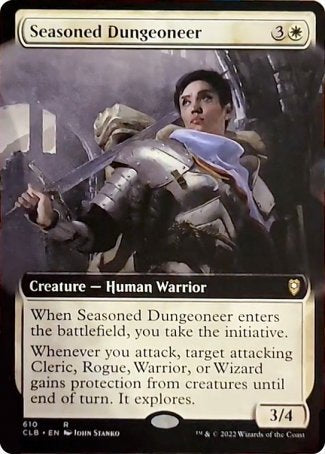 Seasoned Dungeoneer (Extended Art) [Commander Legends: Battle for Baldur's Gate] | Total Play