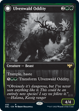 Ulvenwald Oddity // Ulvenwald Behemoth [Innistrad: Double Feature] | Total Play