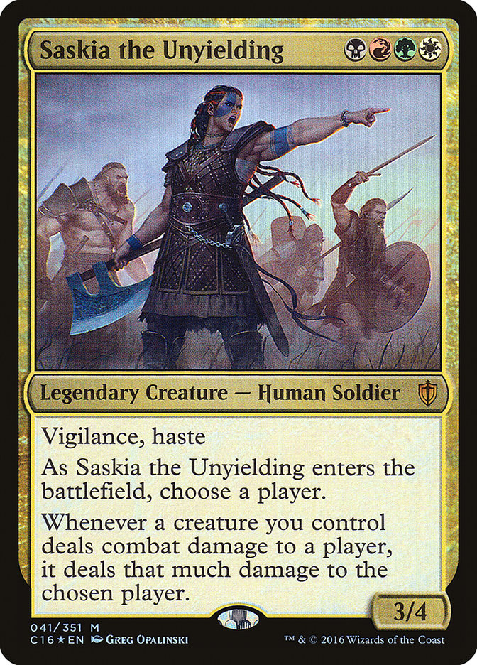 Saskia the Unyielding [Commander 2016] | Total Play