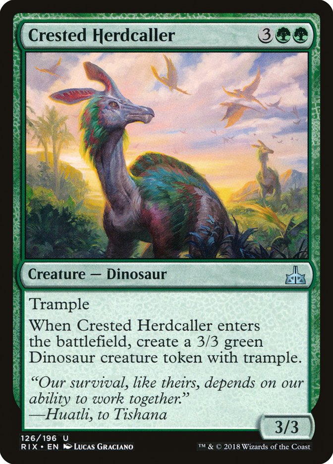 Crested Herdcaller [Rivals of Ixalan] | Total Play