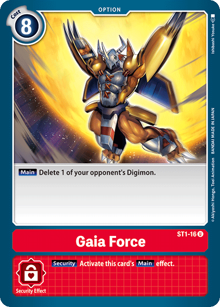 Gaia Force [ST1-16] [Starter Deck: Gaia Red] | Total Play