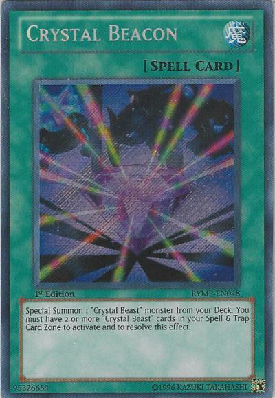 Crystal Beacon [RYMP-EN048] Secret Rare | Total Play