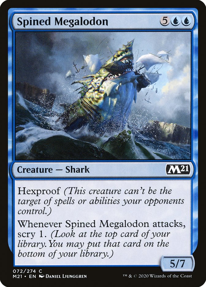 Spined Megalodon [Core Set 2021] | Total Play