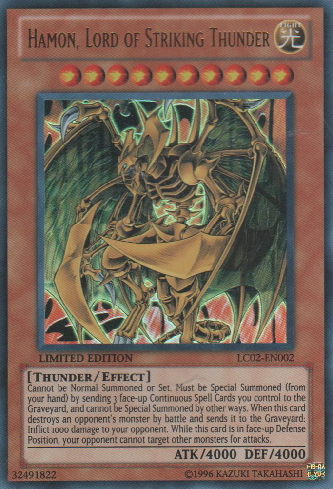 Hamon, Lord of Striking Thunder [LC02-EN002] Ultra Rare | Total Play