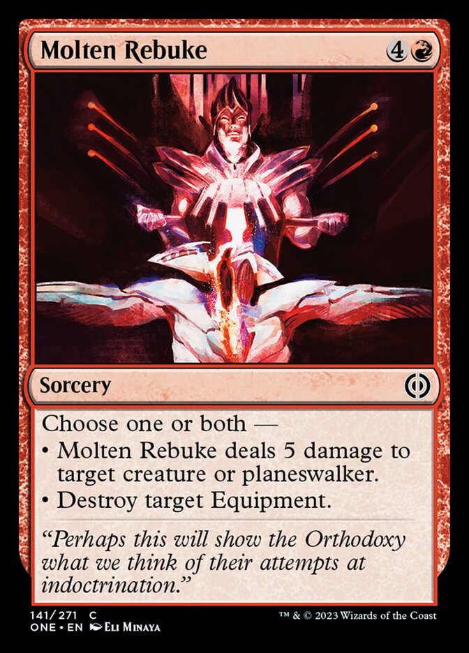 Molten Rebuke [Phyrexia: All Will Be One] | Total Play